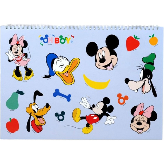 Μπλοκ Ζωγραφικής Gim A4 Mickey Cook and Dine image 2