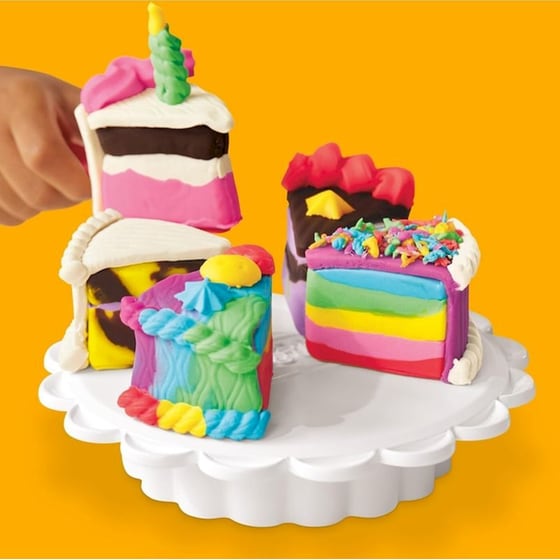 Hasbro Play-Doh Super Slice Cake Playet (G0497) image 9