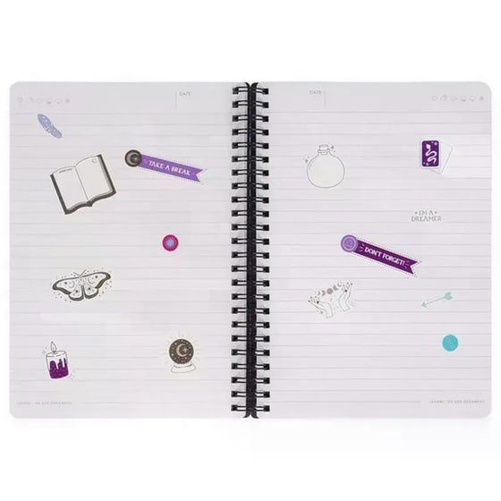 Σημειωματάριο Legami Ριγέ Σπιράλ Large Moth image 5