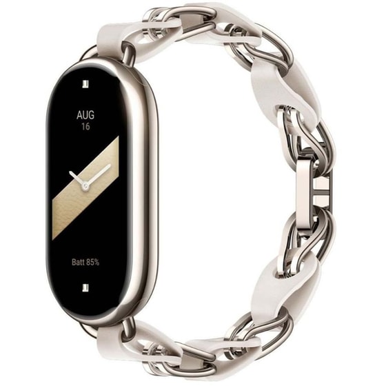 Λουράκι Xiaomi Chain Strap BHR7313GL για Xiaomi Smart Band 8 - White image 0