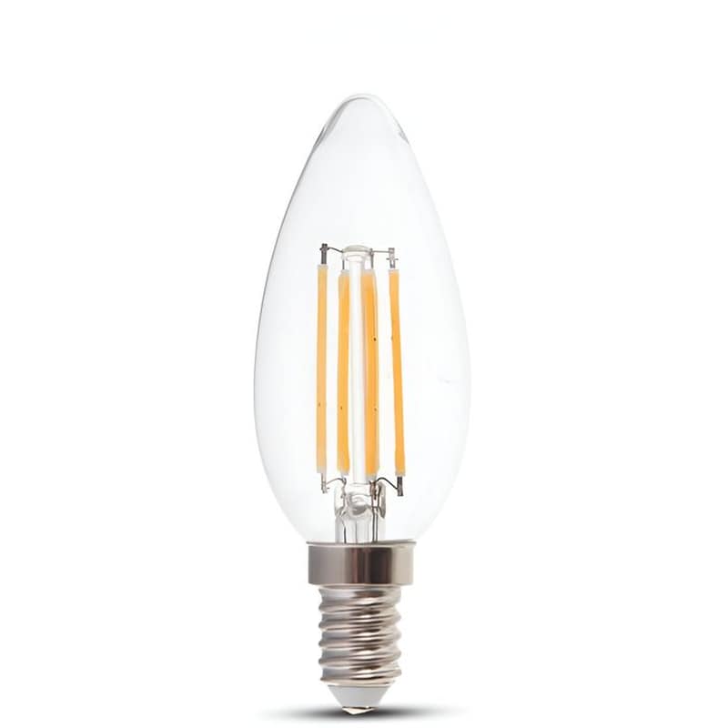 V-TAC Λάμπα LED V-tac E14 4w Filament - Θερμό Λευκό