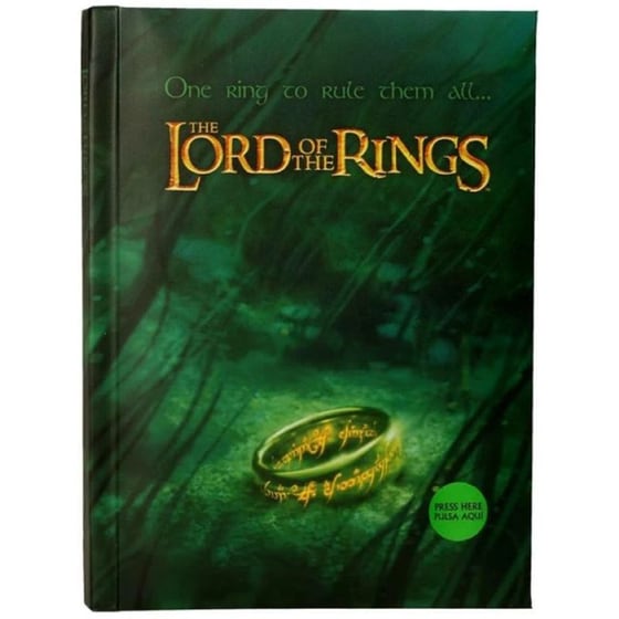 Σημειωμάταριο SD Toys Α5 Premium One Ring To Rule Them All - Lord Of The Rings Με Φως image 0