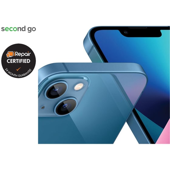 Μεταχειρισμένο Apple iPhone 13 128GB Blue second go Certified by iRepair image 1