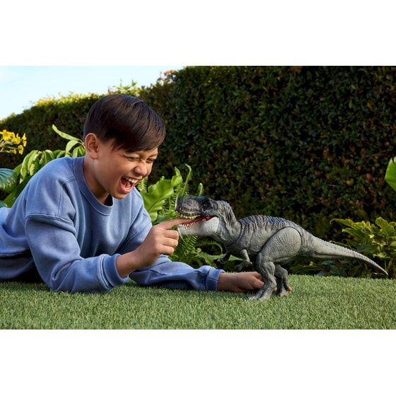 Mattel Φιγούρα Jurassic World Rebirth Power Devour Tyrannosaurus Rex με Ήχους & Κίνηση image 1