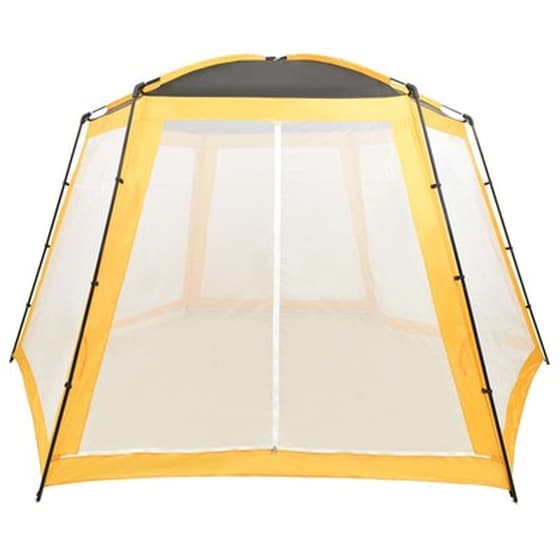 Vidaxl Σκίαστρο Πισίνας Κίτρινο 500 X 433 X 250 Εκ. Υφασμάτινο image 2