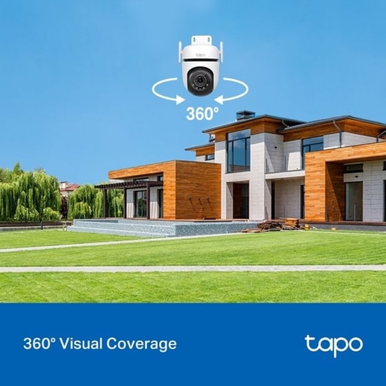 Ασύρματη IP Camera TP-Link Tapo C520WS 2K Dome με Ασύρματη Σύνδεση και 360° Κάλυψη image 3