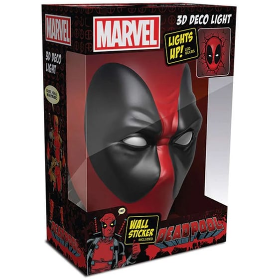Διακοσμητικό Φωτιστικό The Source Marvel Deadpool 3D Led Light FX image 1