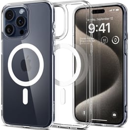 Θήκη Apple iPhone 15 Pro Max - Spigen Ultra Hybrid Magfit - White