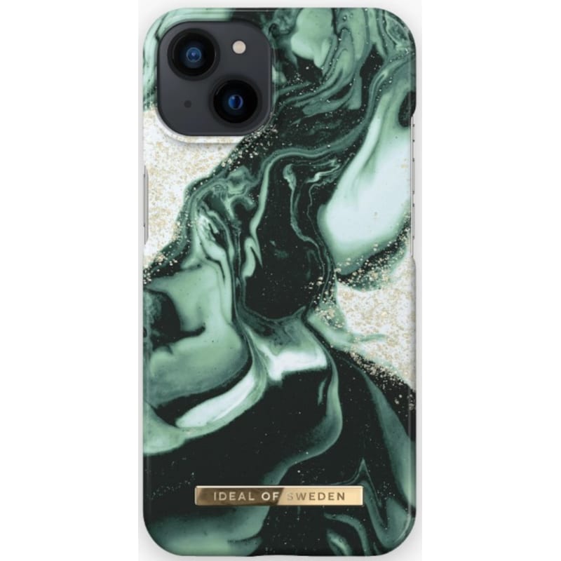 Θήκη Apple iPhone 14 - iDeal of Sweden Fashion - Golden Olive Marble