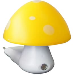 Παιδικό Φωτάκι Νυκτός Πρίζας Led Aca Μανιτάρι 846LED4SY - Κίτρινο