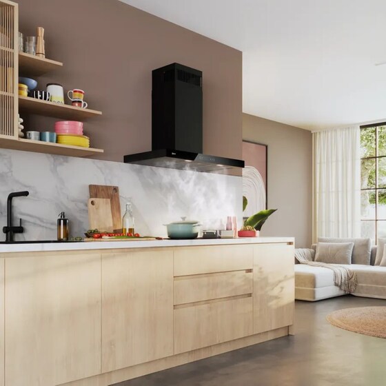 NEFF D67BDN2S0 60 cm Μαύρο Απορροφητήρας Καμινάδα - Τζάκι image 8