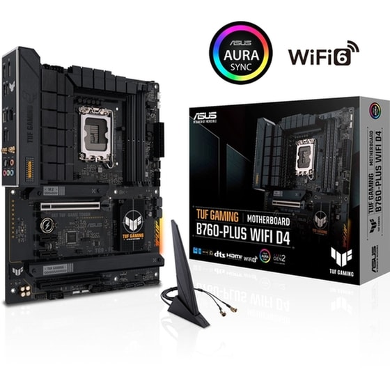 Asus TUF GAMING B760-PLUS WIFI D4 Motherboard ATX με Intel 1700 Socket 90MB1DF0-M0EAY0 image 5