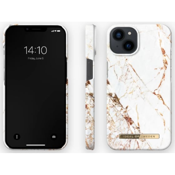 Θήκη Apple iPhone 14 - iDeal of Sweden Fashion - Carrara Gold image 1