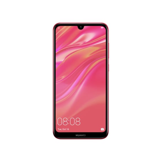 Smartphone Huawei Y7 (2019) 32GB Dual Sim Coral Red image 0