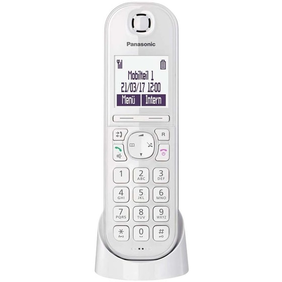 Ασύρματο Τηλέφωνο IP Panasonic KX-TGQ200GW - White image 0