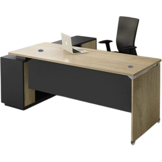 Γραφείο&nbsp;24Mall&nbsp;180x160x75cm Sonoma&nbsp;-&nbsp;Γκρι image 0