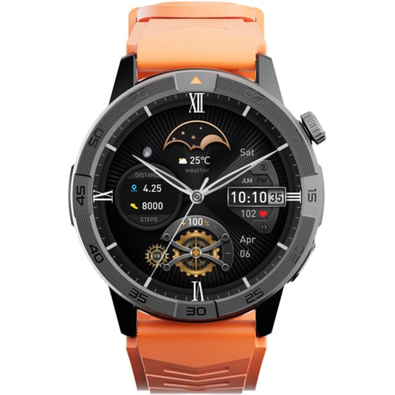 Smartwatch AGM Legion Pro 47mm - Sleek Black/Neon Orange image 1