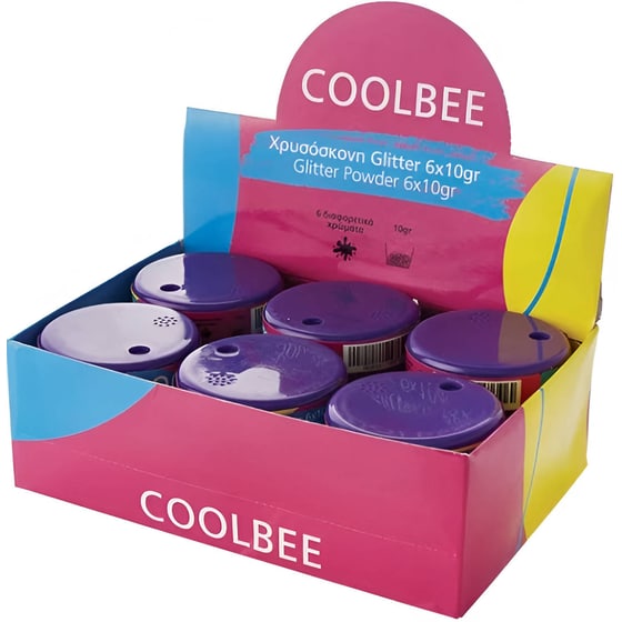 Χρυσόσκονη Glitter Goolbee (6 Τεμάχια) image 0