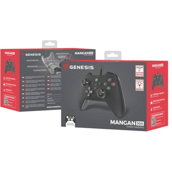 Genesis Mangan 300 NJG-2103 Gamepad Ενσύρματο για PC - Μαύρο image 9