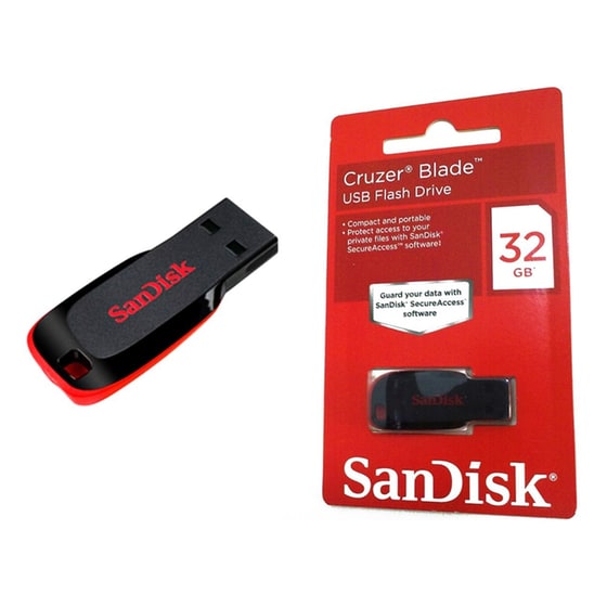 SanDisk Cruzer Blade 32GB - USB 2.0 - Μαύρο image 3