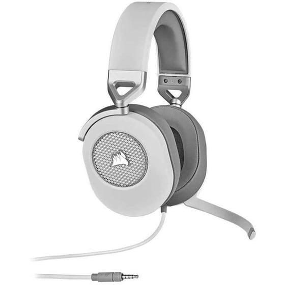 Corsair HS65 Surround Over Ear Gaming Headset με σύνδεση 3.5mm - Λευκό image 0