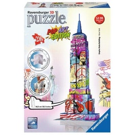 3D Παζλ Ravensburger Empire State Building Pop Art (216 Κομμάτια)
