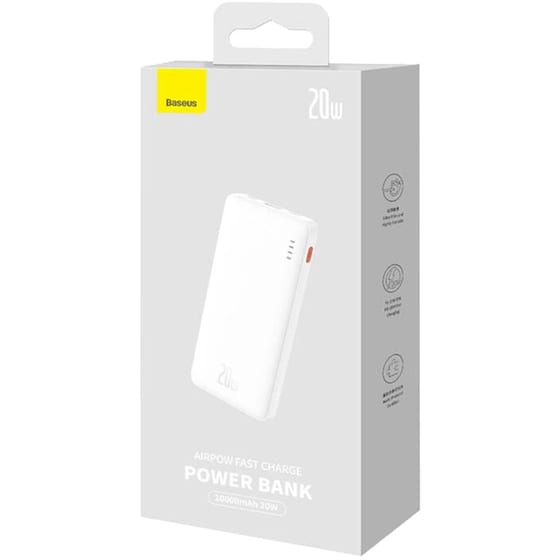 Powerbank Baseus Airpow 10.000mAh 20W - White image 5