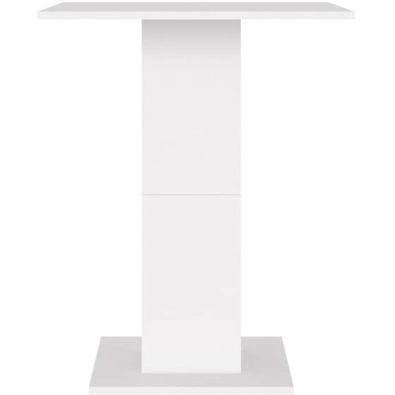 Τραπέζι Vidaxl Bistro από Μοριοσανίδα Λευκό 60x60x75 cm - Λευκό image 0