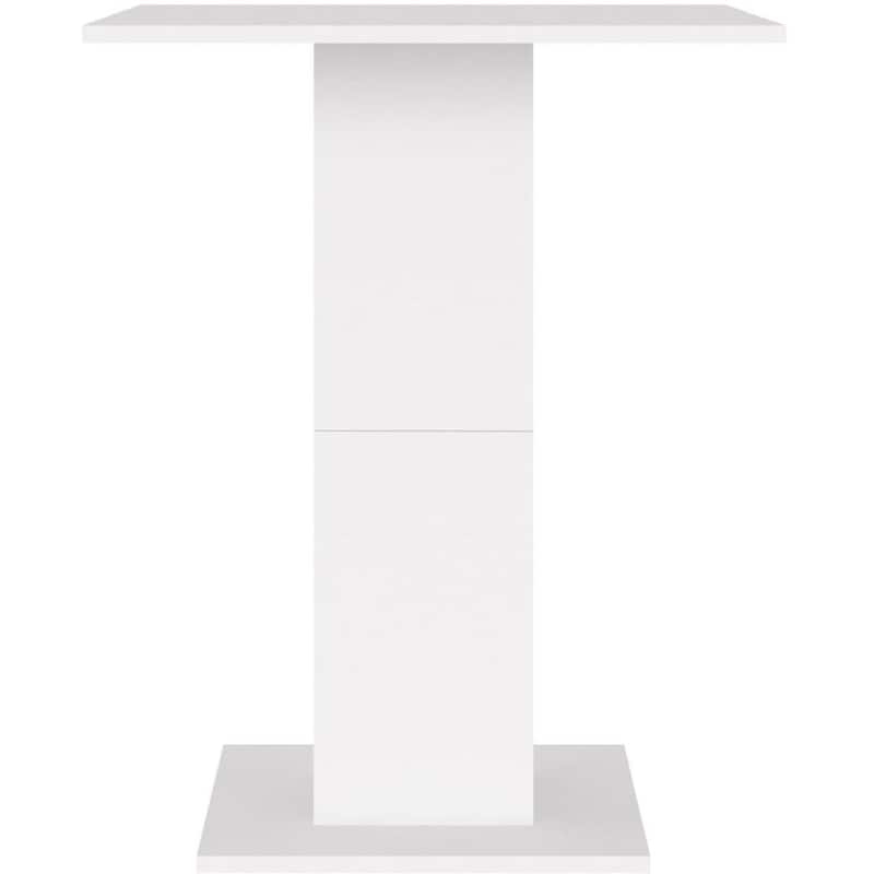 VIDAXL Τραπέζι Vidaxl Bistro από Μοριοσανίδα Λευκό 60x60x75 cm - Λευκό