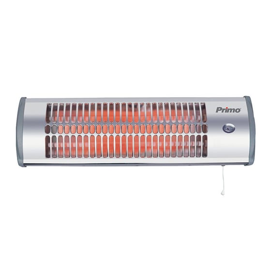 PRIMO PRQH-81049 Επιτοίχια Σόμπα Χαλαζία 1500W Ασημί image 0