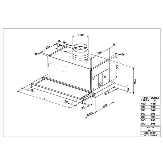 FABER HOOD MAXIMA NG ECO EV8 AM/X A90/2 90 cm Συρόμενος Απορροφητήρας image 1
