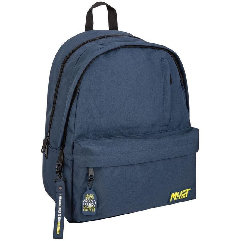 Τσάντα Πλάτης Must Team Monochrome Plus Σκουρh Μπλε