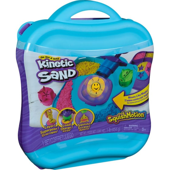 Spin Master Kinetic Sand Σετ Παιχνίδι Κατασκευών με Άμμο SquishΜotion (6069401) image 6