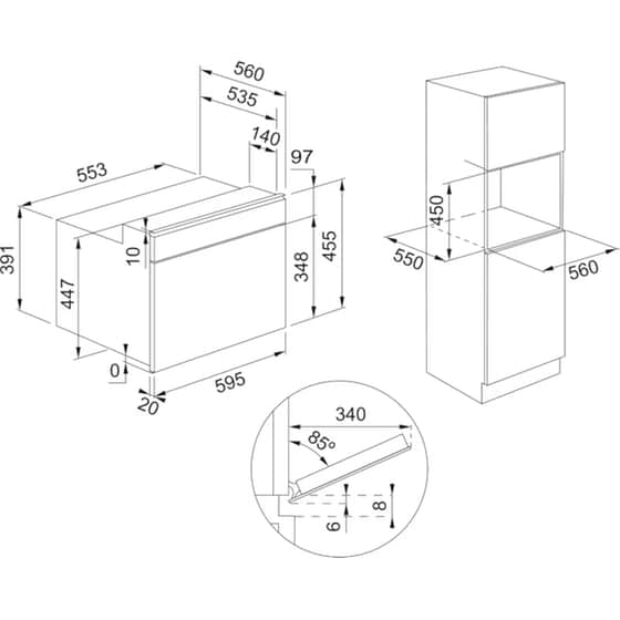 FRANKE COMBI SMART FSM 45 MW XS 40 Lt Inox Εντοιχιζόμενος Φούρνος Μικροκυμάτων image 3