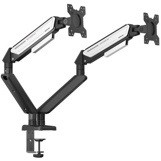 Anda Seat A6D-2S Βάση Γραφείου για 2 Οθόνες έως 32" με Βραχίονα - Μαύρο image 3