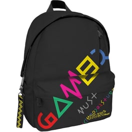 Τσάντα Πλάτης Must Gamer Μαύρο