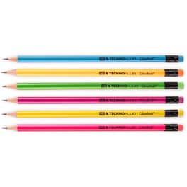 Μολύβι Colorbook με Γόμα Matita Techno Fluo (1 Τεμάχιο)