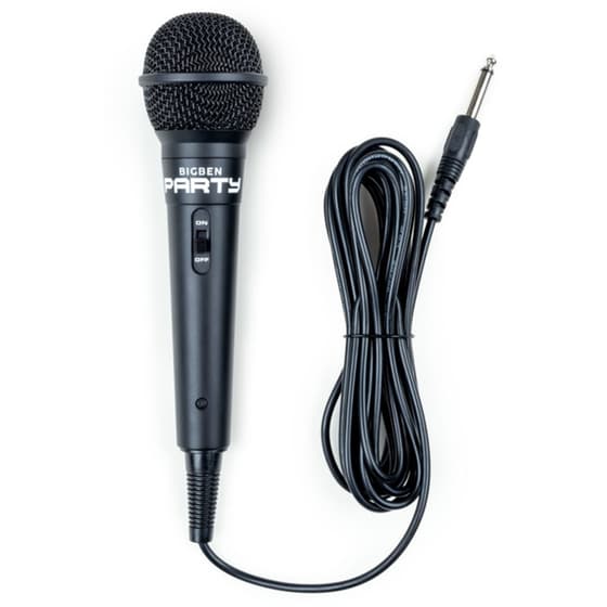 Ενσύρματο Μικρόφωνο Bigben Party Mic - Black image 0