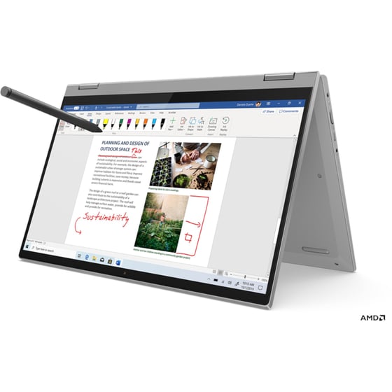 Laptop Lenovo Flex 14ALC05 14" FHD (Ryzen R5-5500U/8GB/256GB SSD/Radeon Graphics/Win10HomeS) + Antivirus ZoneAlarm για 2 έτη image 5