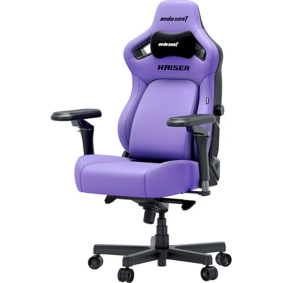 Καρέκλα Gaming Anda Seat Kaiser 4 V2 XLarge με 6D Μπράτσα Δερματίνης - Μωβ image 4
