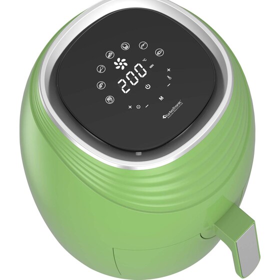TURBOTRONIC TT-AF11D με Αποσπώμενο Κάδο 1200 W 3.5 L Πράσινο Φριτέζα Αέρος image 1