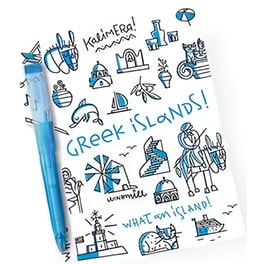 Σημειωματάριο A.T.P με Στυλό Whatanisland Small (1 Τεμάχιο)