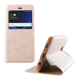 Θήκη Samsung Galaxy S7 - Volte-Tel View Leather TPU - Gold