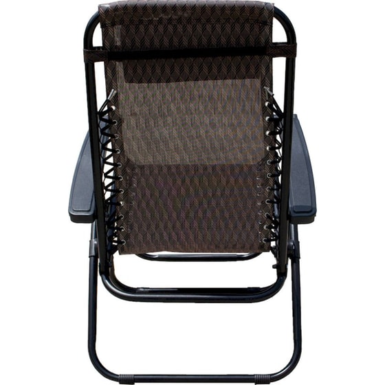 Πολυθρόνα Παραλίας ArteLibre Holbox Πτυσσόμενη από Ύφασμα Teslin και Μέταλλο - Μαύρη image 3