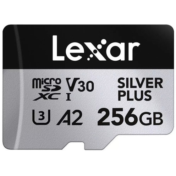 Lexar microSDXC Silver Plus 256GB με αντάπτορα image 0