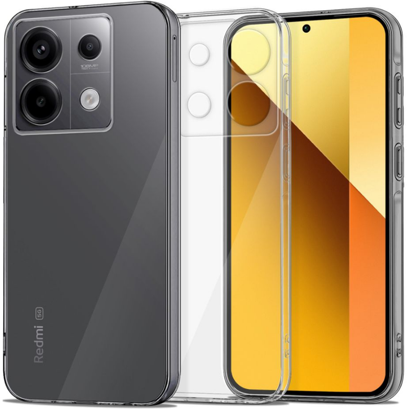 Θήκη Xiaomi Redmi Note 13 5G - Tech-Protect Flexair Plus - Clear