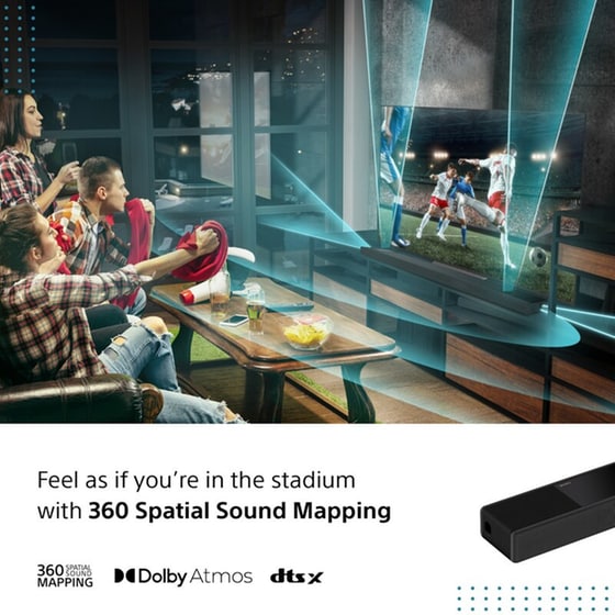 Sony HT-A7000 Flagship Soundbar 500W 7.1.2 - Μαύρο image 7