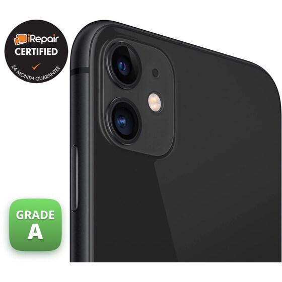 Certified μεταχειρισμένο Apple iPhone 11 64GB Black image 3