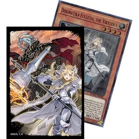 Yu-gi-oh! Konami Japanese Small Size Card Sleeves - Albaz/Ecclesia (50 Sleeves) image 1