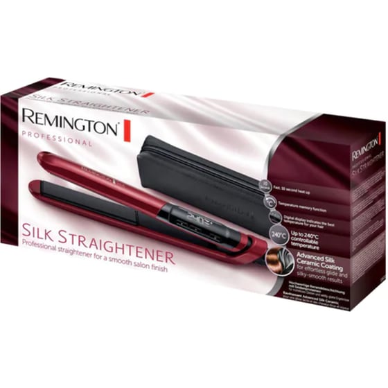 Ισιωτικό Μαλλιών REMINGTON S9600 Silk 48 W Κόκκινο image 1